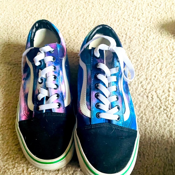Vans Other - Vans old skool galaxy and black skate shoes